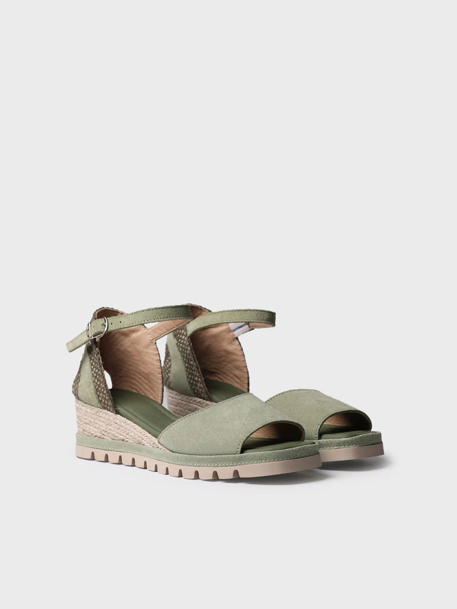  - Alpargatas de cuña de mujer en serraje | BRISA  - Toni Pons  