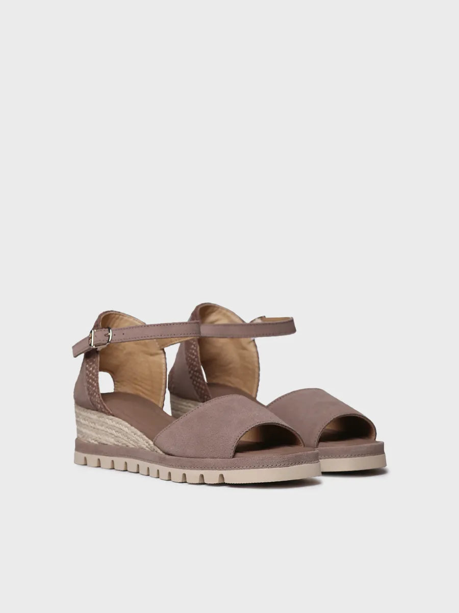  - Alpargatas de cuña de mujer en serraje | BRISA  - Toni Pons  