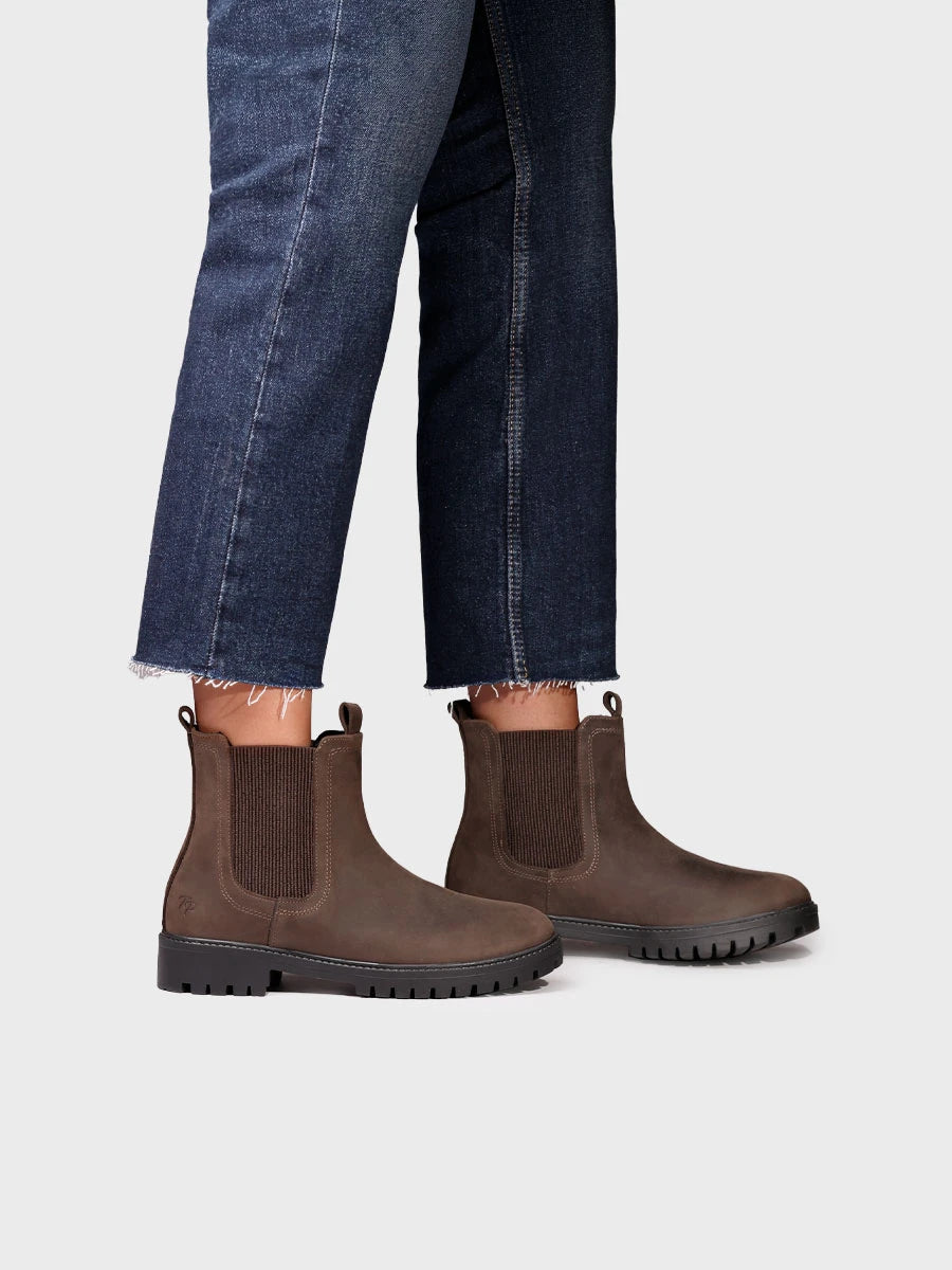 Botines mujer - Botín Chelsea en nobuk para mujer | CARLA-NL  - Toni Pons  