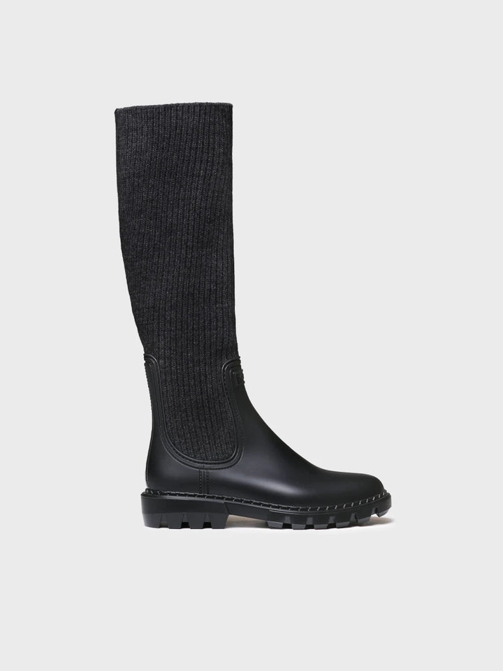 Botines mujer - Bota alta en goma y punto para mujer | CARPI  - Toni Pons  