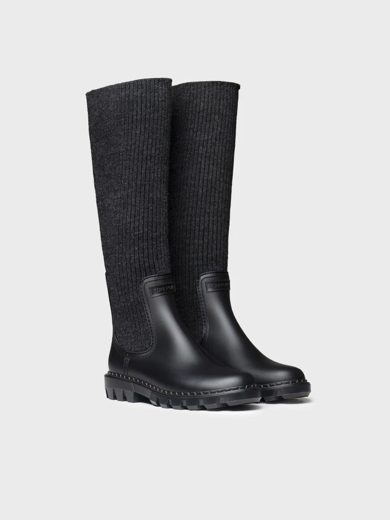 Botines mujer - Bota alta en goma y punto para mujer | CARPI  - Toni Pons  