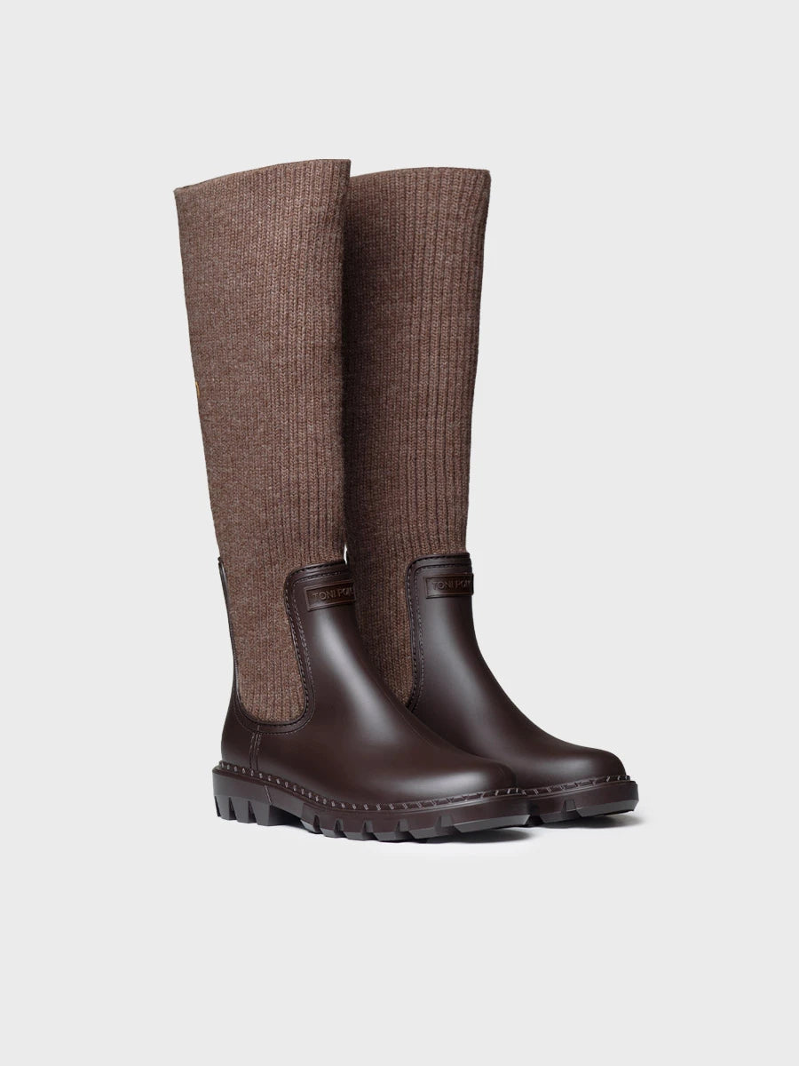 Botines mujer - Bota alta en goma y punto para mujer | CARPI  - Toni Pons  