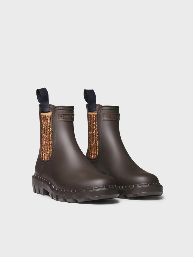 Botines mujer - Botín de agua en goma con elástico lurex para mujer | CASPIA  - Toni Pons  