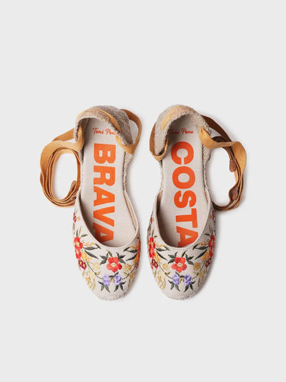 Women's multicoloured espadrilles