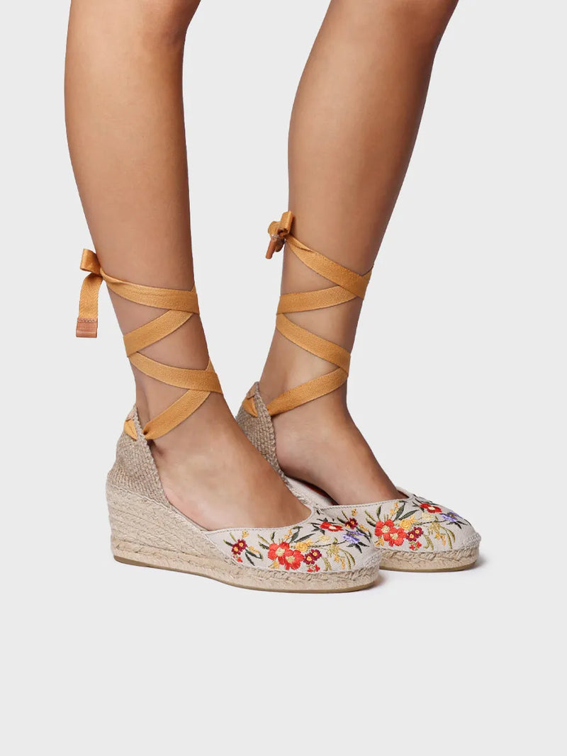 alpargatas mujer - Alpargata valenciana multicolor para mujer | CASTELL  - Toni Pons  