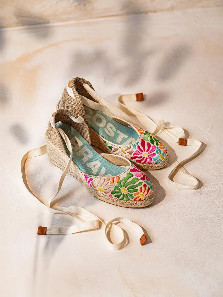 alpargatas mujer - Alpargata valenciana multicolor para mujer | CASTELL  - Toni Pons  