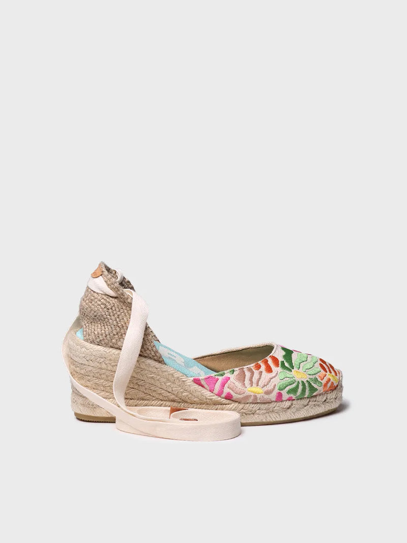 alpargatas mujer - Alpargata valenciana multicolor para mujer | CASTELL  - Toni Pons  