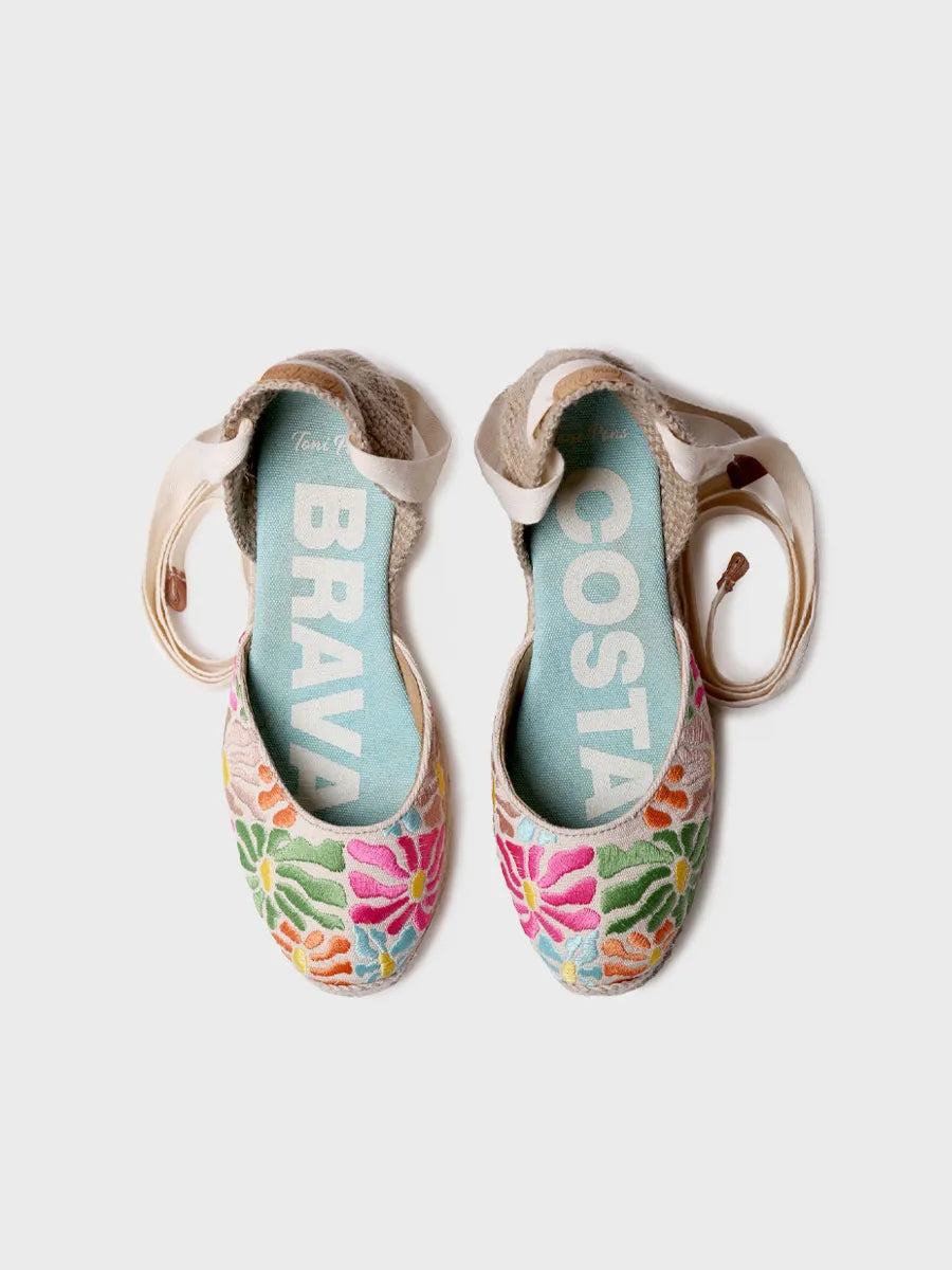 Women's multicoloured espadrilles