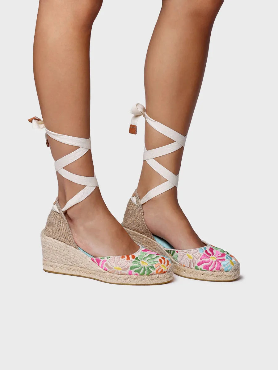 Women's multicoloured espadrilles