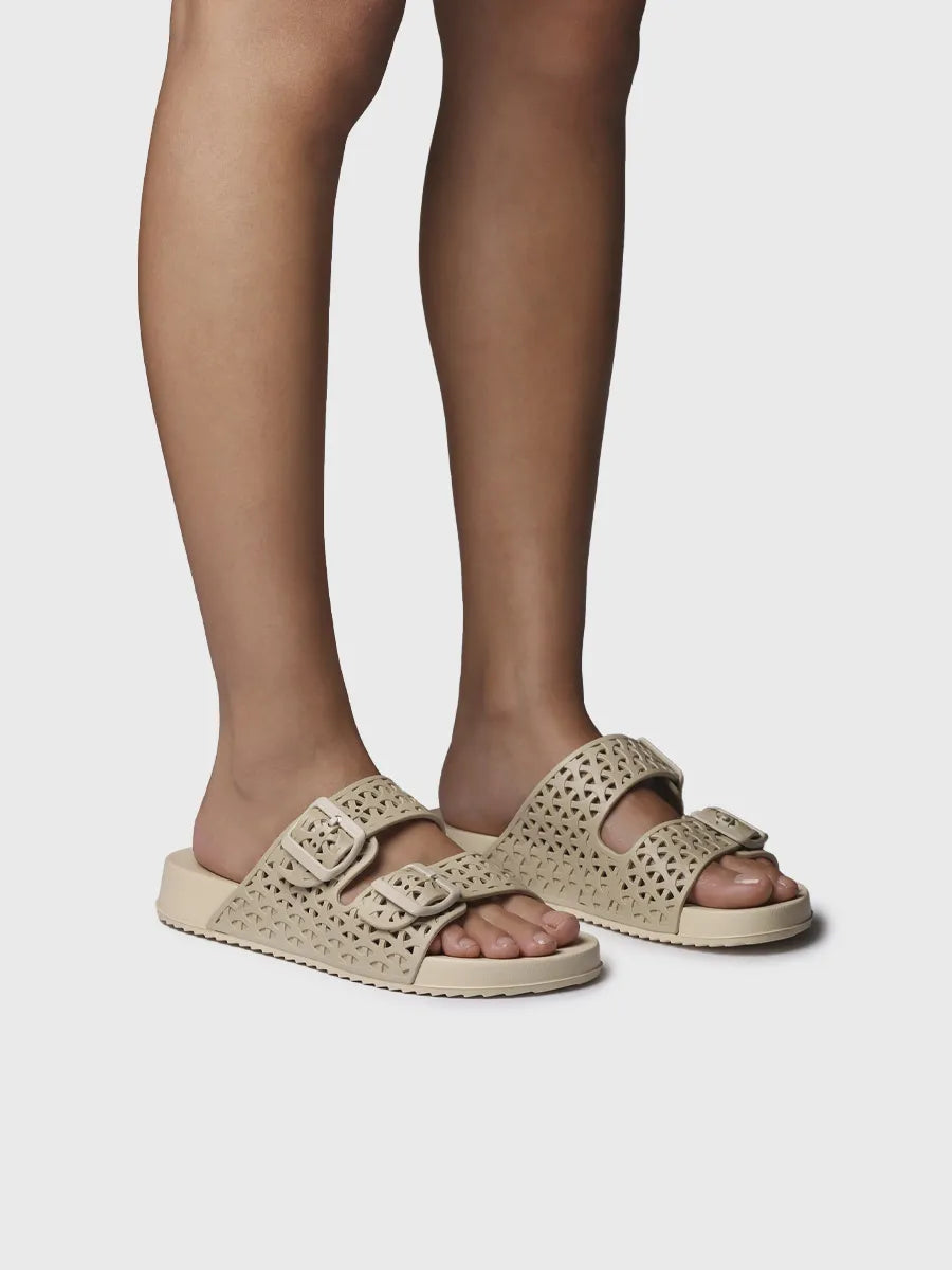  - Sandalias planas de mujer en goma troquelada | CATANIA  - Toni Pons  