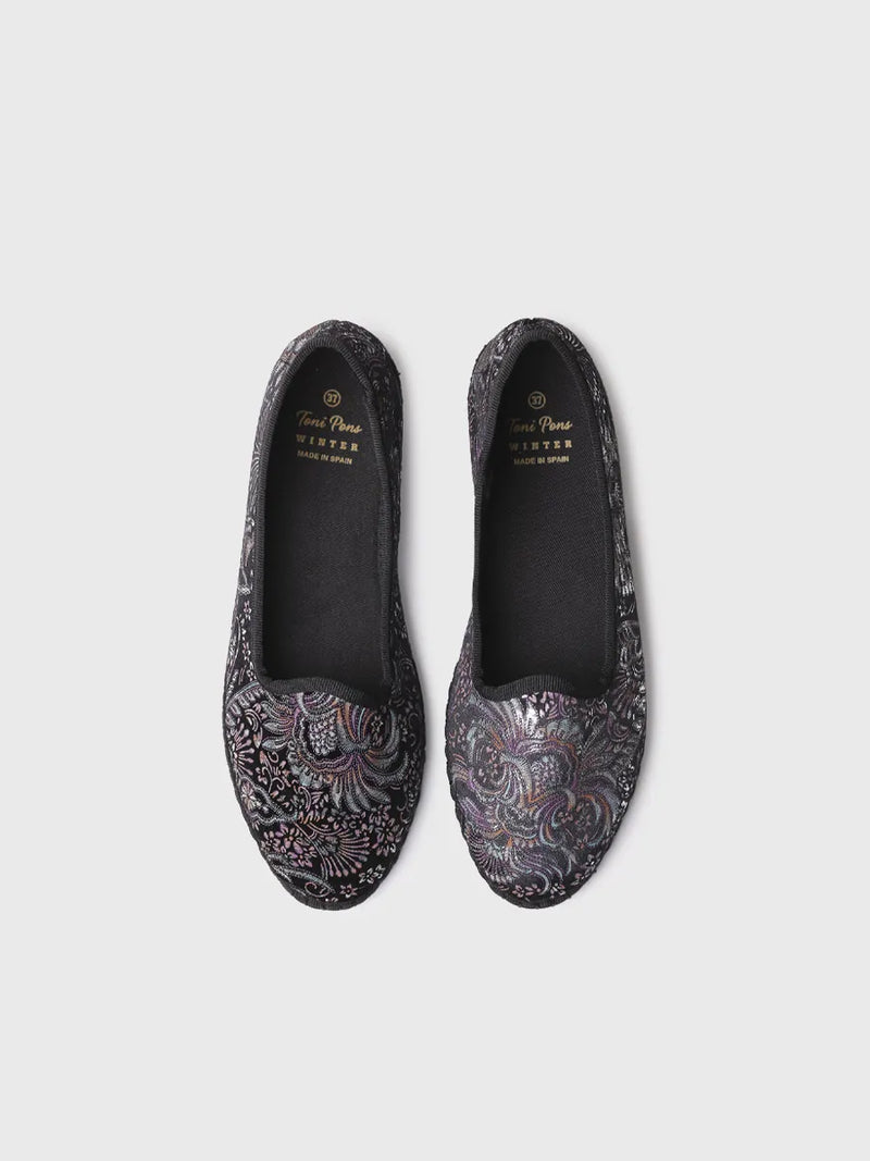 zapatos mujer - Bailarinas de tejido Jacquard aterciopelado para mujer | CATIA  - Toni Pons  