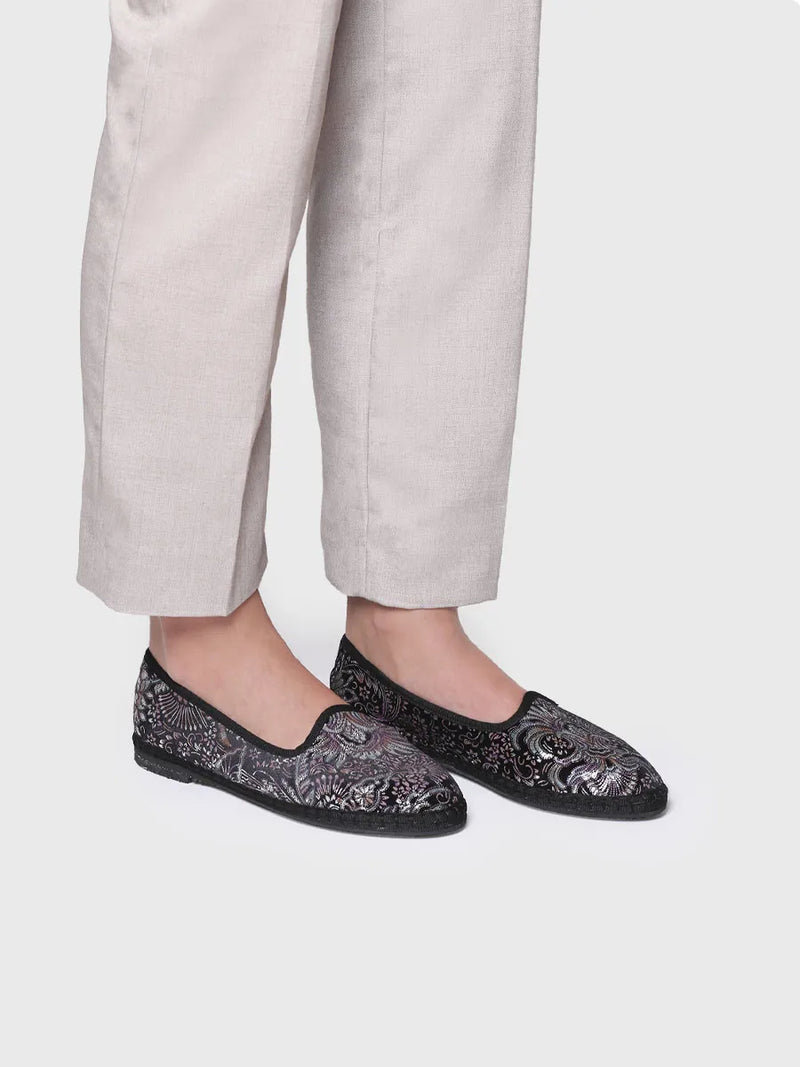 zapatos mujer - Bailarinas de tejido Jacquard aterciopelado para mujer | CATIA  - Toni Pons  