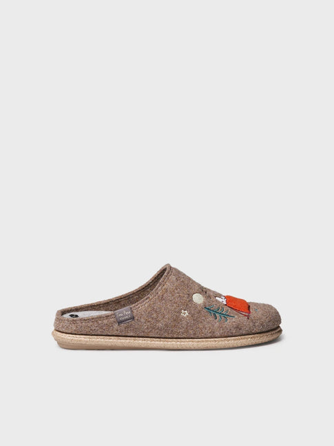 Zapatillas de casa hombre - Slipper en fieltro con bordados Snoopy | CHARLIE  - Toni Pons  