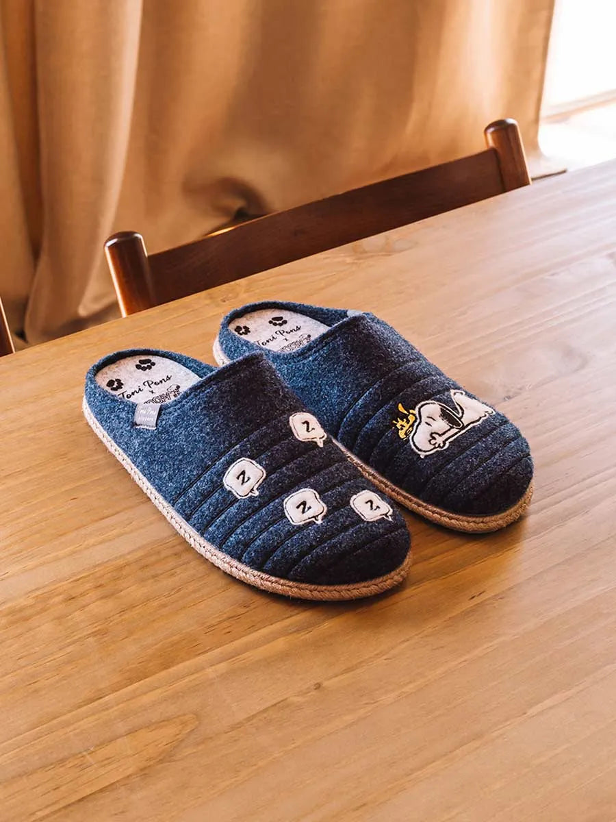 Pantofole tipo zoccolo da uomo di Snoopy