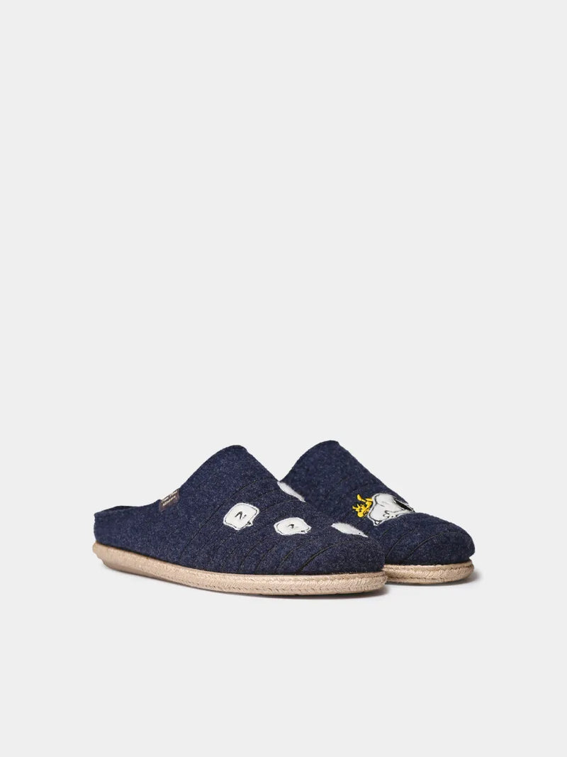 Zapatillas de casa hombre - Zapatillas tipo zueco para hombre de Snoopy | CHARLIE  - Toni Pons  