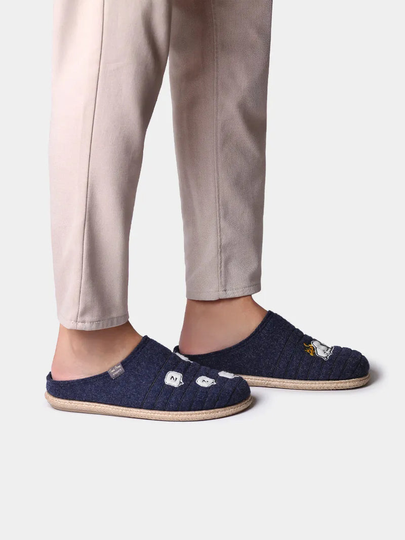 Zapatillas de casa hombre - Zapatillas tipo zueco para hombre de Snoopy | CHARLIE  - Toni Pons  
