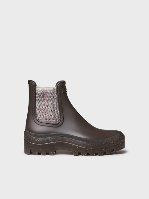 Botines mujer - Botín de agua en goma con elásticos tweed para mujer | CHARLOTTE  - Toni Pons  
