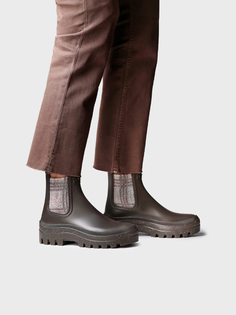 Botines mujer - Botín de agua en goma con elásticos tweed para mujer | CHARLOTTE  - Toni Pons  