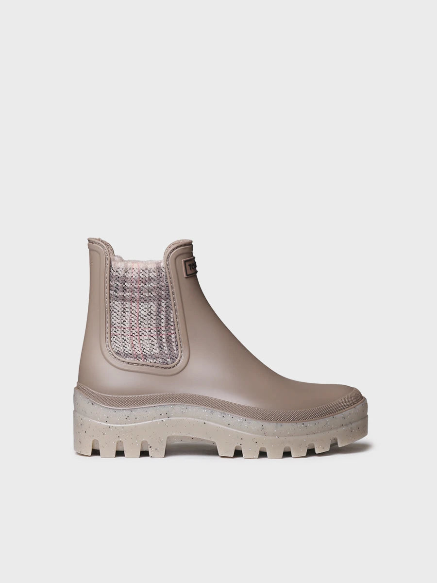 Botines mujer - Botín de agua en goma con elásticos tweed para mujer | CHARLOTTE  - Toni Pons  