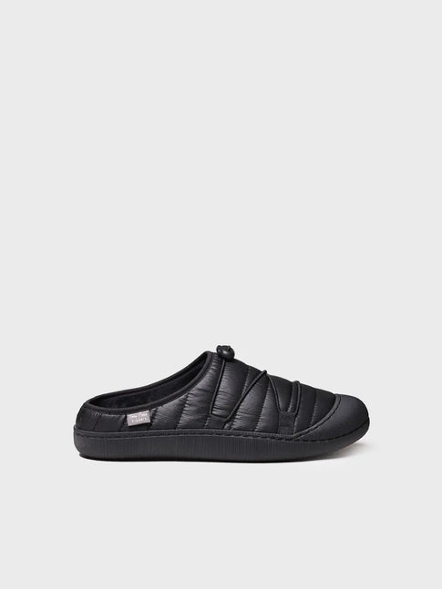 Men's clog slippers in rubber and fabric - CHARLY-TK