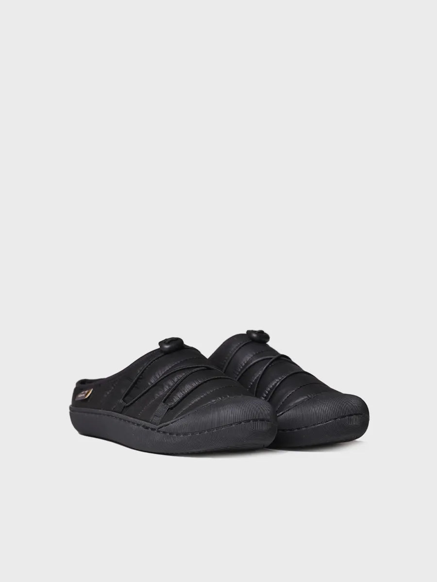 Men's clog slippers in rubber and fabric - CHARLY-TK