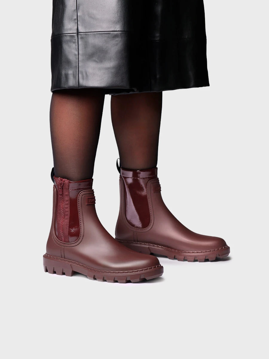 Botines mujer - Botín de agua en goma con cremallera para mujer | CHIARA  - Toni Pons  