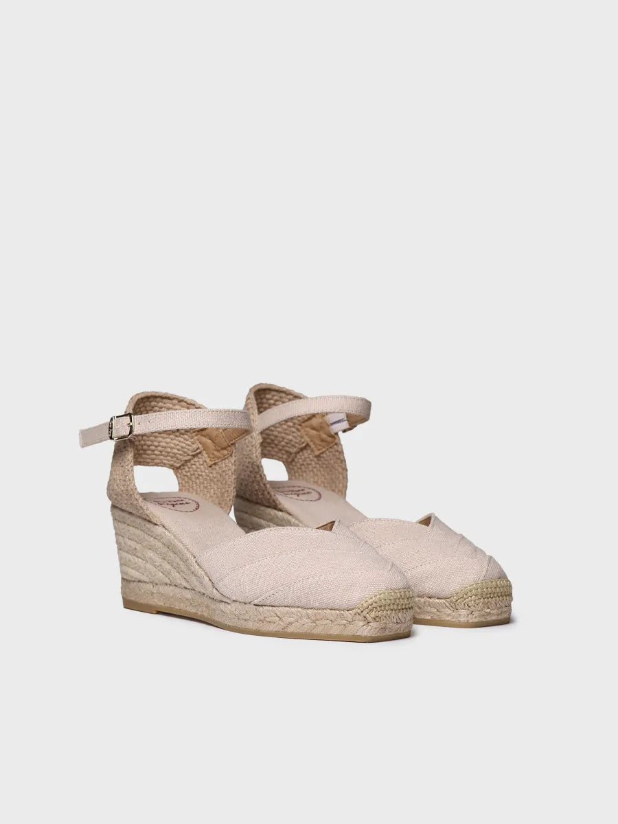  - Alpargatas de cuña de mujer en lona de algodón | CLARA  - Toni Pons  