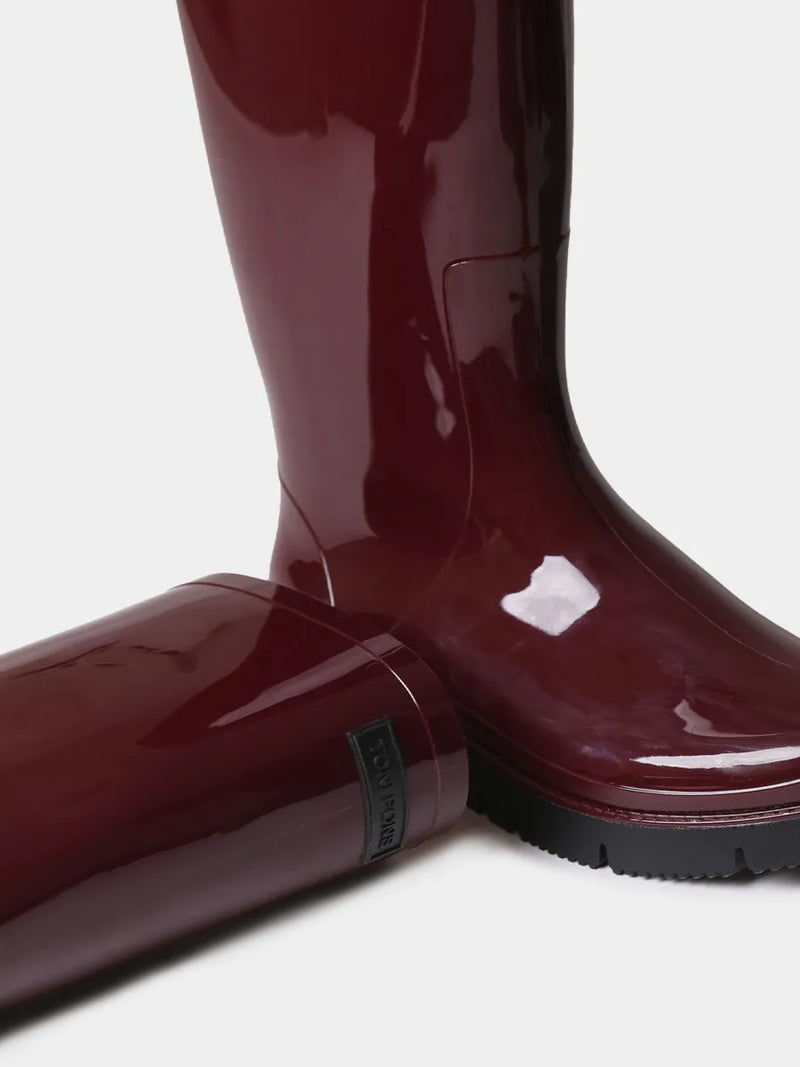 Botas mujer - Bota de agua para mujer en goma con acabado brillante | CLERMONT  - Toni Pons  