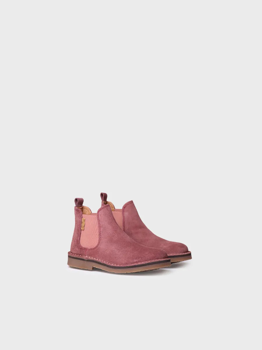 Chelsea Boot for Kids in Suede in khaki 