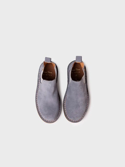 Chelsea Boot for Kids in Suede in khaki 