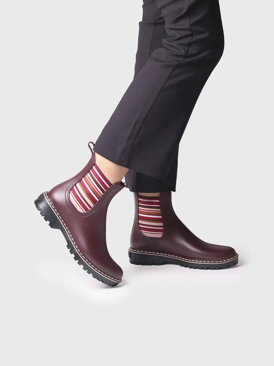 Botte en caoutchouc pour femme
