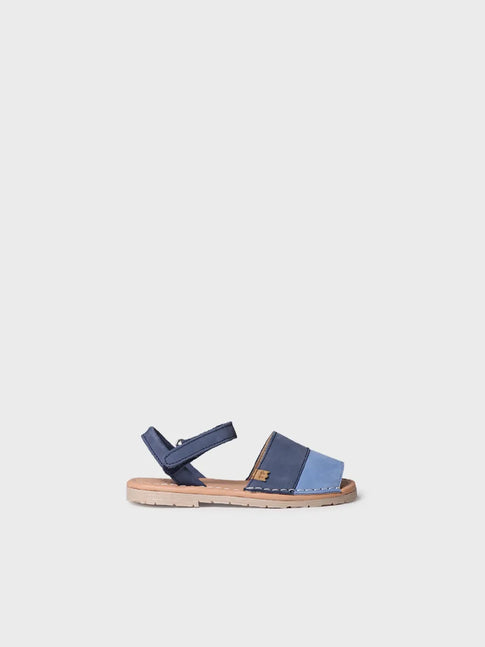 Minorquine pour enfant en cuir nubuck - CORDA