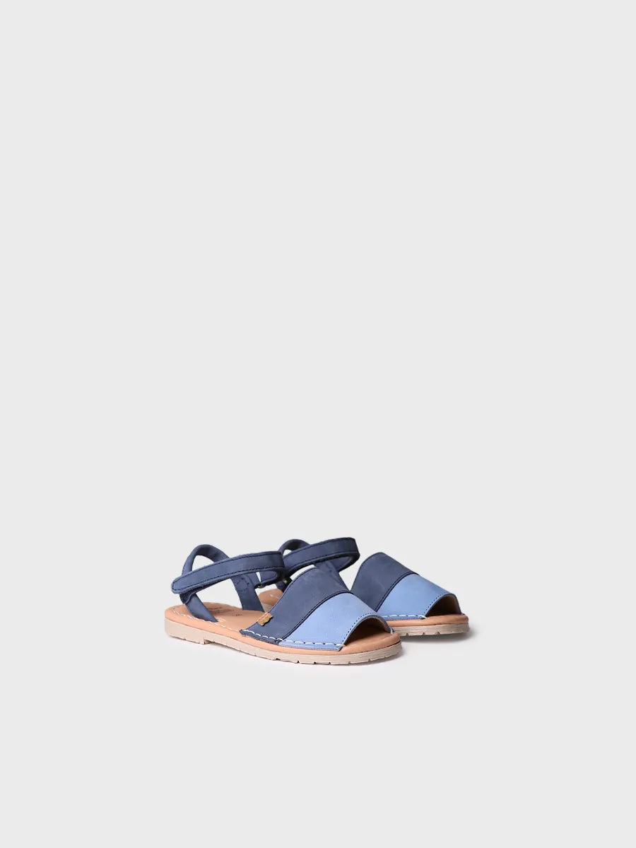 Minorquine pour enfant en cuir nubuck - CORDA