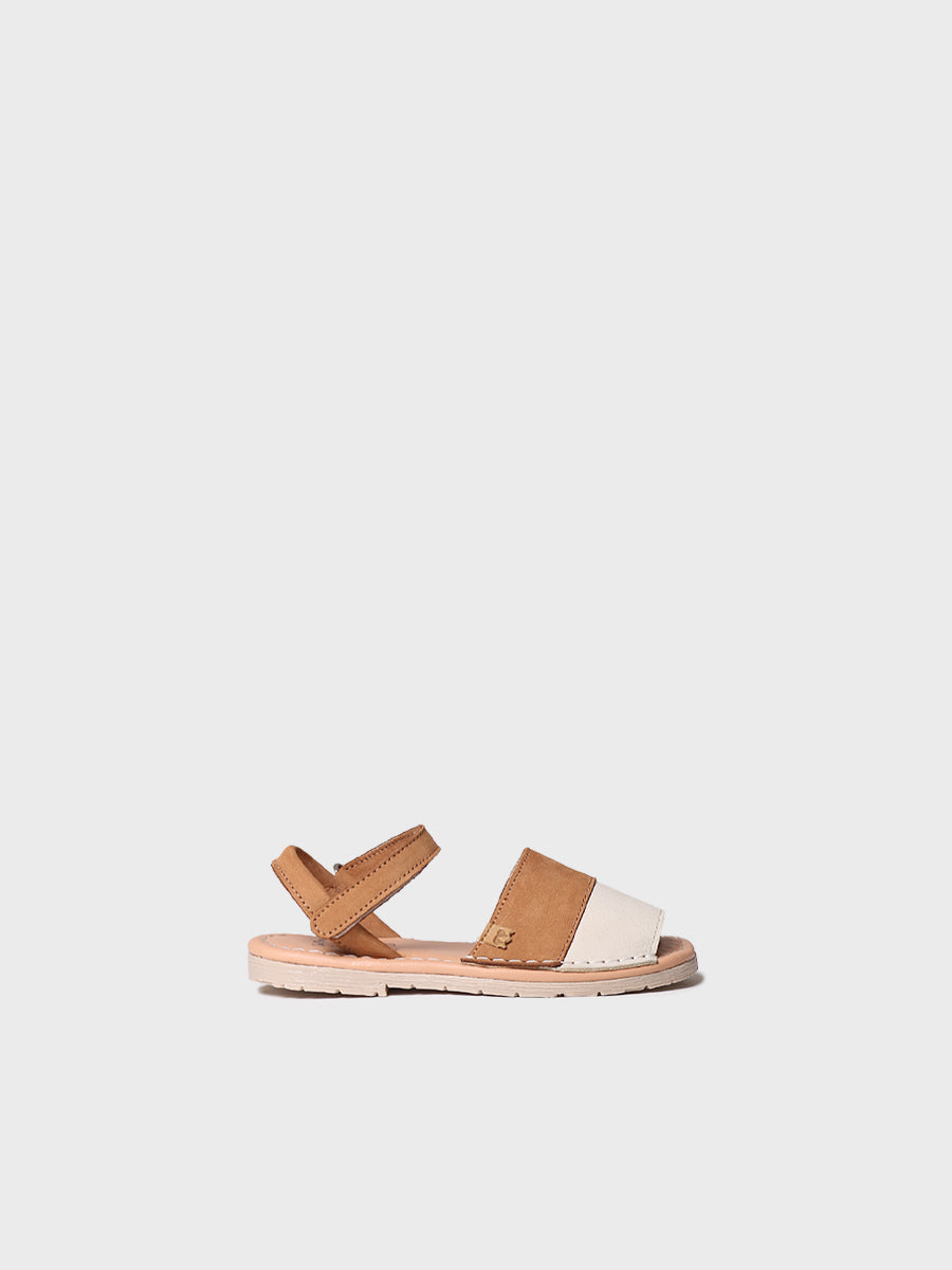 Minorquine pour enfant en cuir nubuck - CORDA