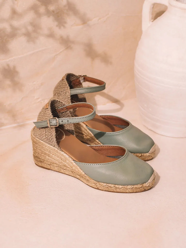 す*ち様 NOS 50s Porto-Ped shoes 8B COSTA-5 - Closed leather espadrilles for women | TONI PONS