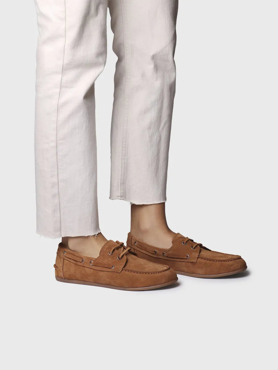  - Náuticos de mujer en serraje con cordones de piel | CRIS-SE  - Toni Pons  