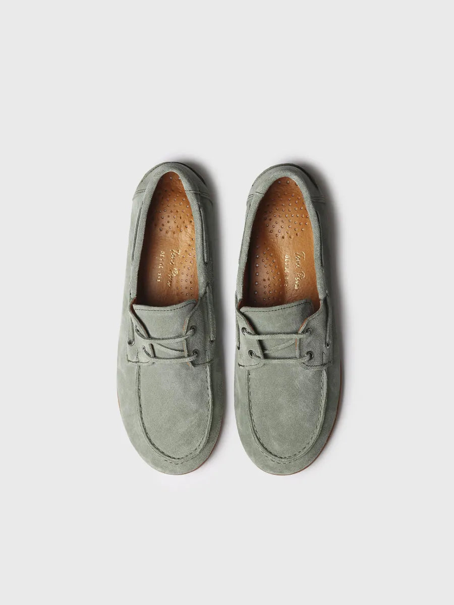  - Náuticos de mujer en serraje con cordones de piel | CRIS-SE  - Toni Pons  