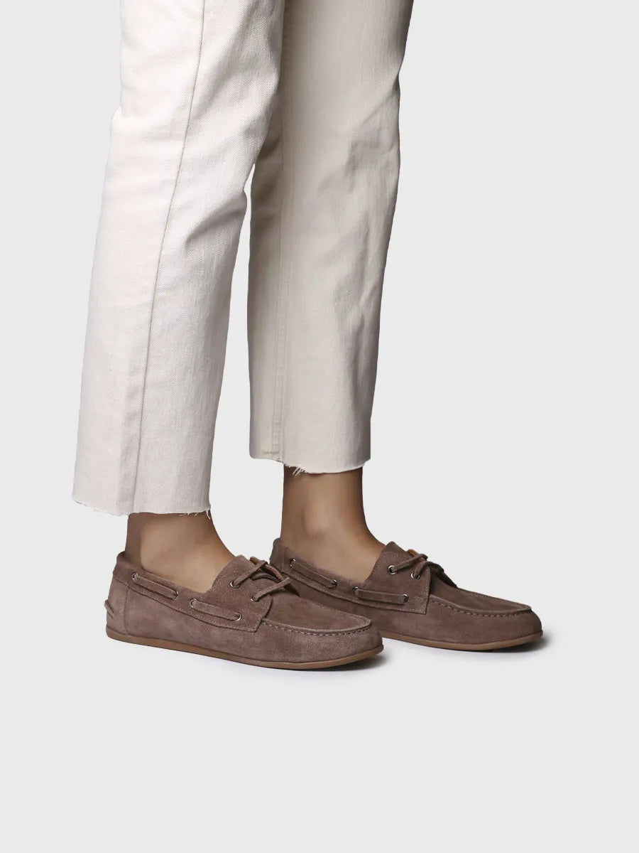  - Náuticos de mujer en serraje con cordones de piel | CRIS-SE  - Toni Pons  