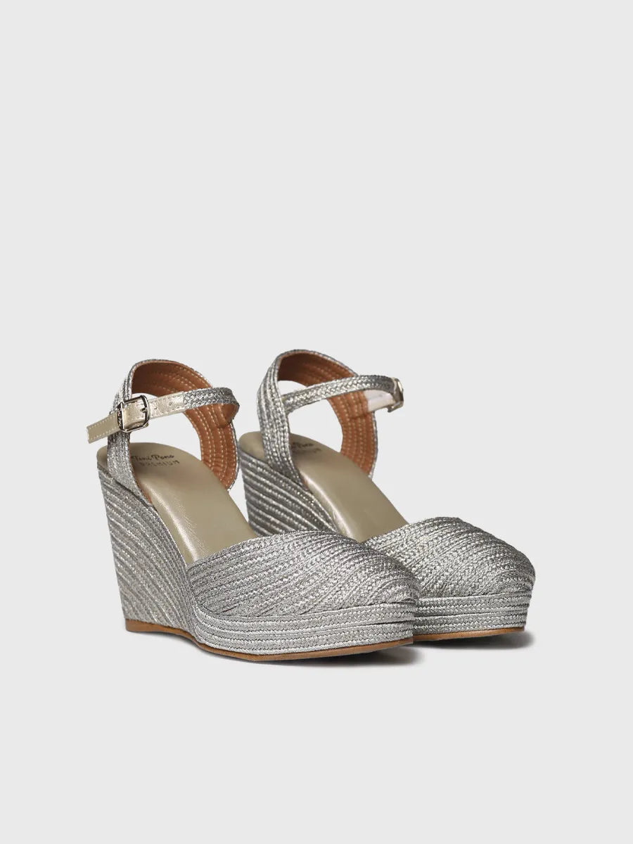  - Alpargatas de cuña de mujer metalizadas | DAMARIS  - Toni Pons  