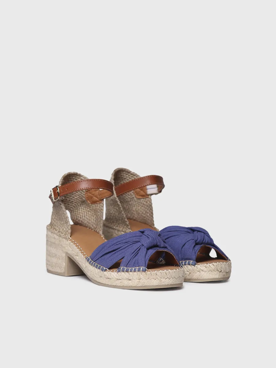  - Alpargatas de tacón bajo de mujer con nudo | DANIELA  - Toni Pons  