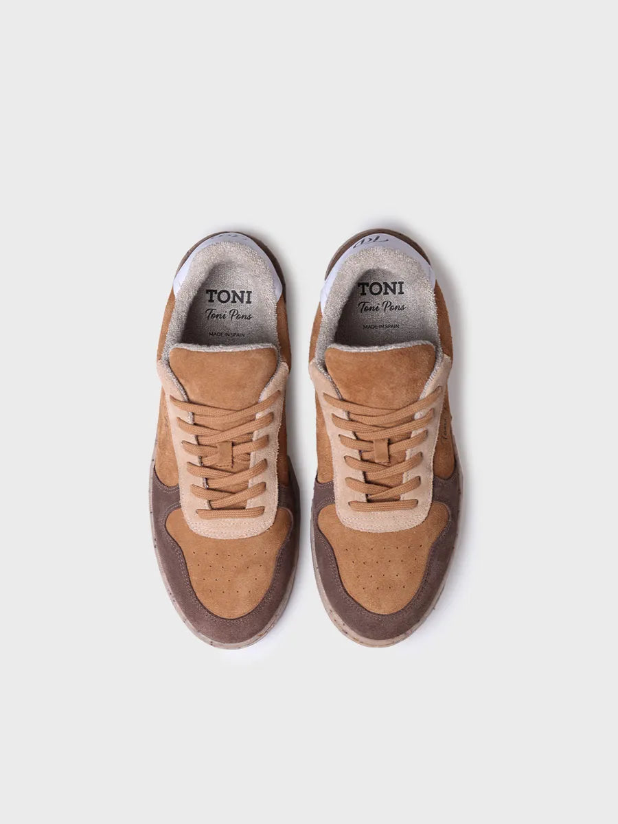 Sneaker homme en daim et cuir - DANIEL