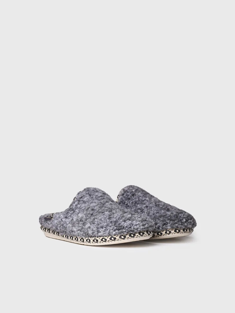 zapatillas de casa mujer - Zapatilla de casa tipo zueco para mujer en borrego | DARLA-SB  - Toni Pons  