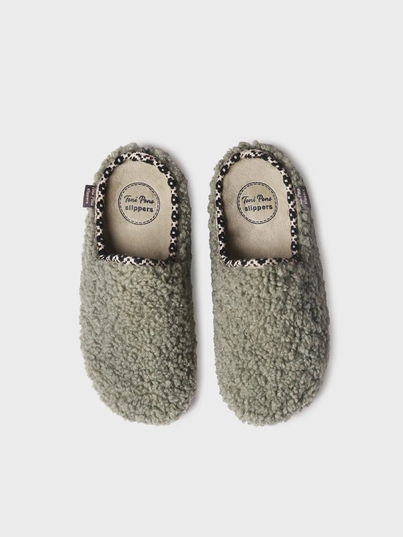 Zapatillas de casa mujer - Slipper en borrego para mujer | DARLA-SB  - Toni Pons  
