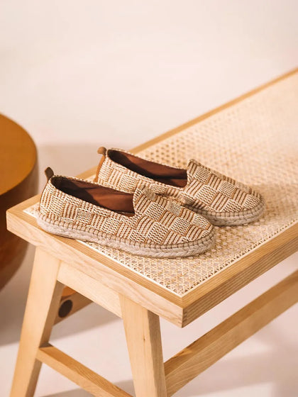 alpargatas hombre - Alpargata cerrada de hombre en rafia con tirador trasero | DARWIN  - Toni Pons  