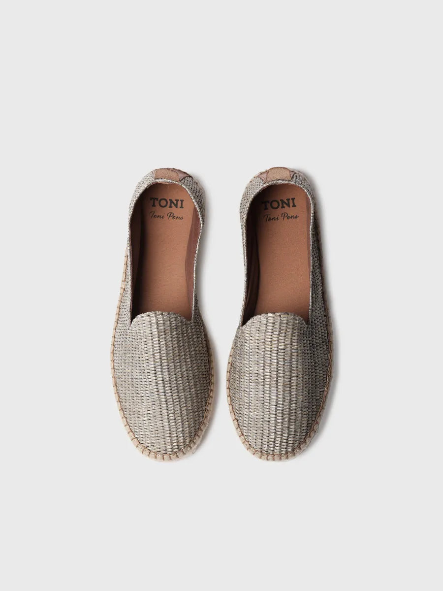  - Alpargata cerrada de hombre en rafia con tirador trasero | DARWIN  - Toni Pons  