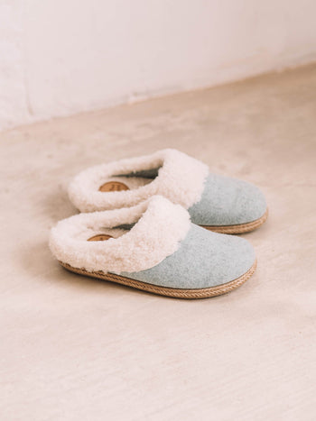 zapatillas de casa mujer - Slippers para mujer en fieltro y borrego | DELI-BF  - Toni Pons  