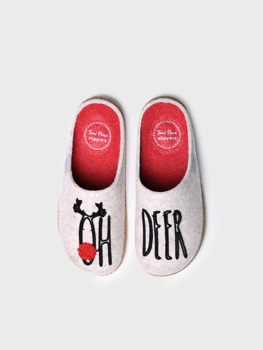 Women's Felt Slippers - DELI-DR