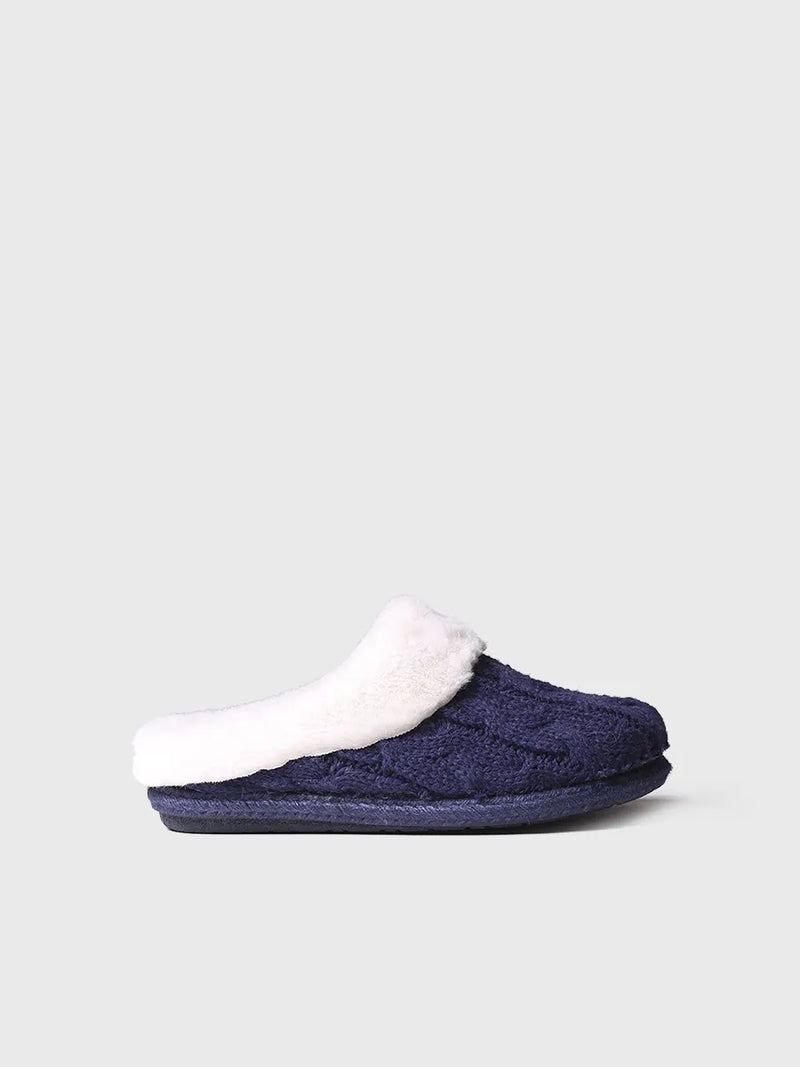  - Slippers para mujer en tejido trenzado y pelo sintético  | DELI-SC  - Toni Pons  