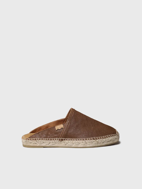  - Alpargatas tipo mule de mujer en piel metalizada | DENISE-P  - Toni Pons  