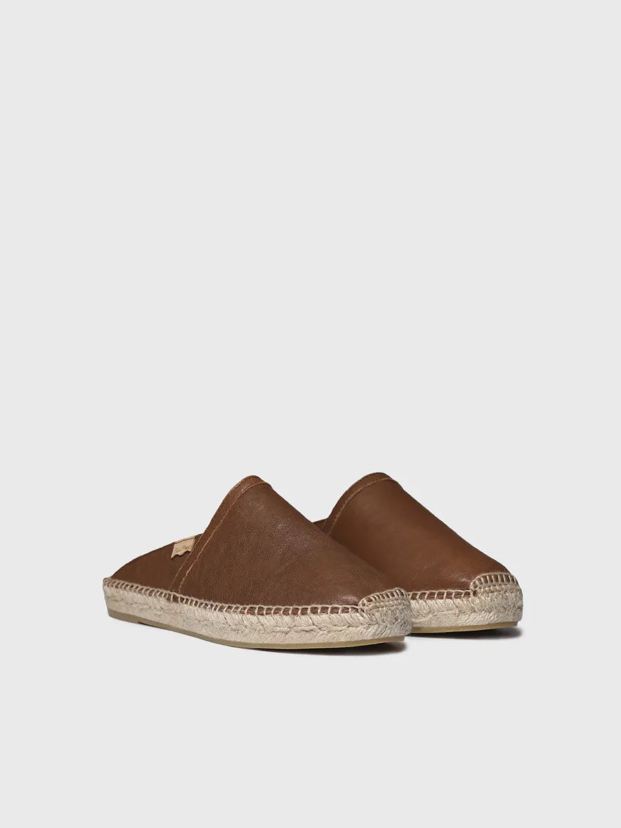  - Alpargatas tipo mule de mujer en piel metalizada | DENISE-P  - Toni Pons  